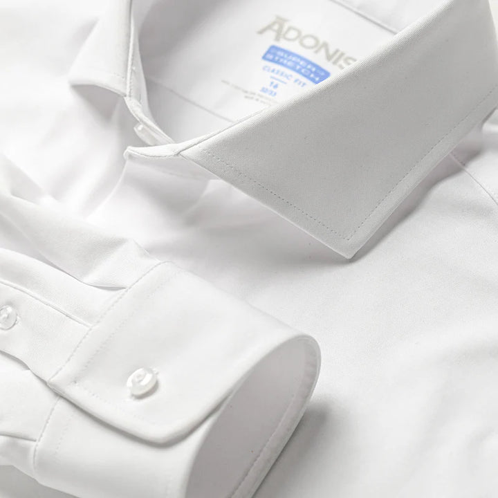 shirt l/s 100% cotton non iron reg cuff regular - design