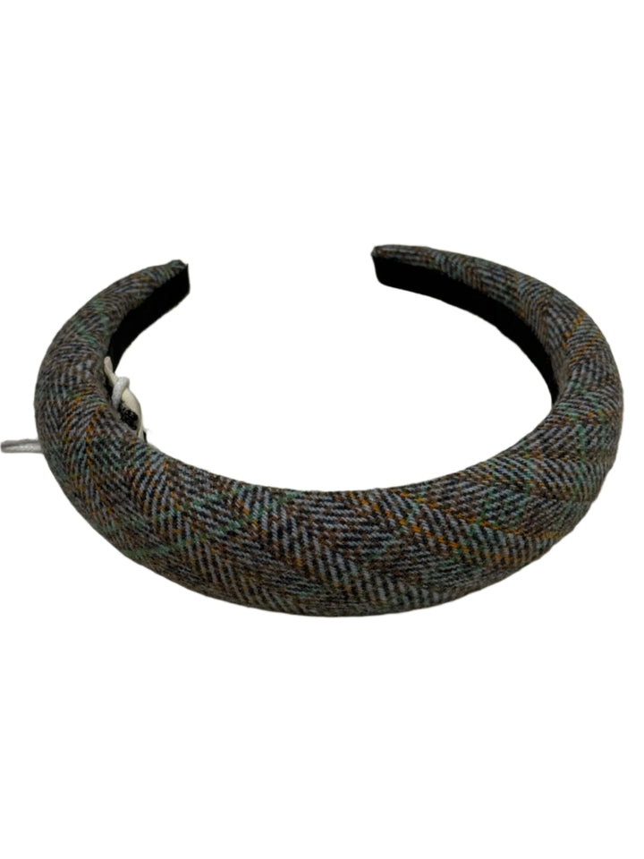 headband wool tweed - plaid