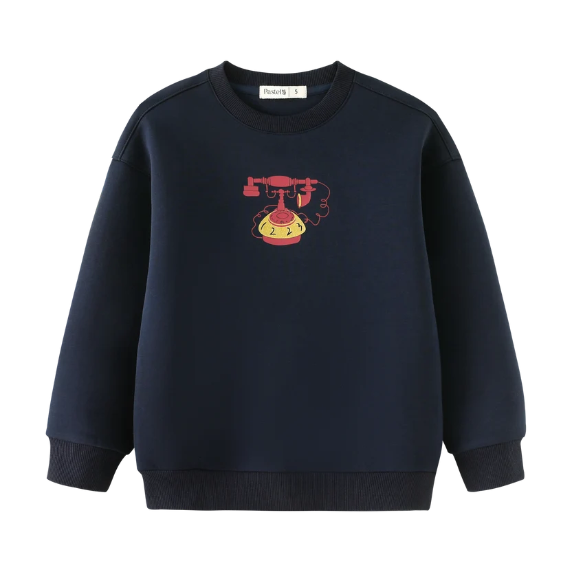 top l/s icon sweatshirt - navy