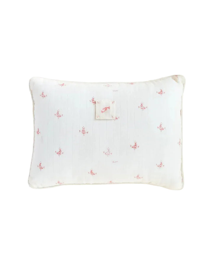 pillow my first printed gauze - pink bunny