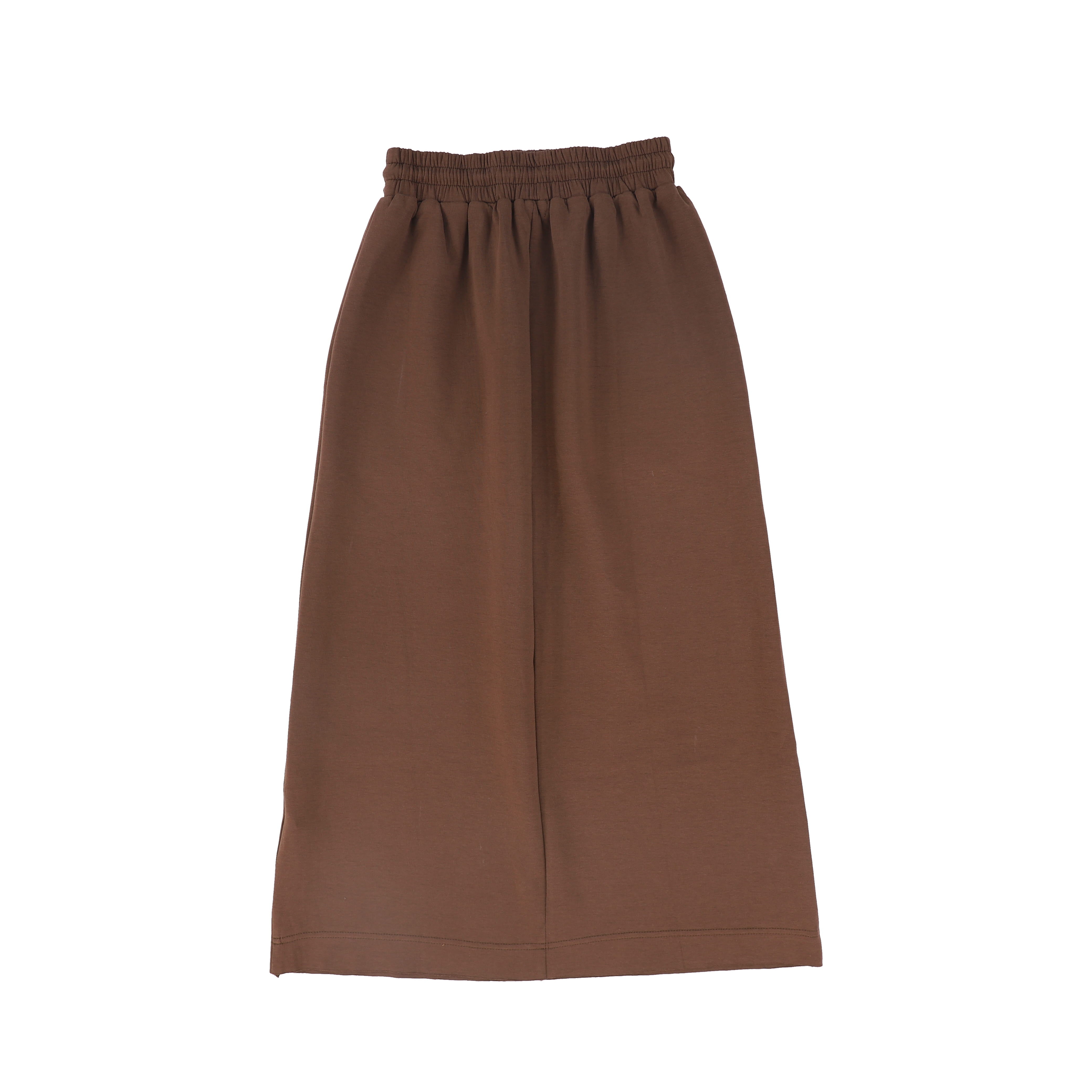 skirt maxi drawstring sweat - brown – Lily and Todd