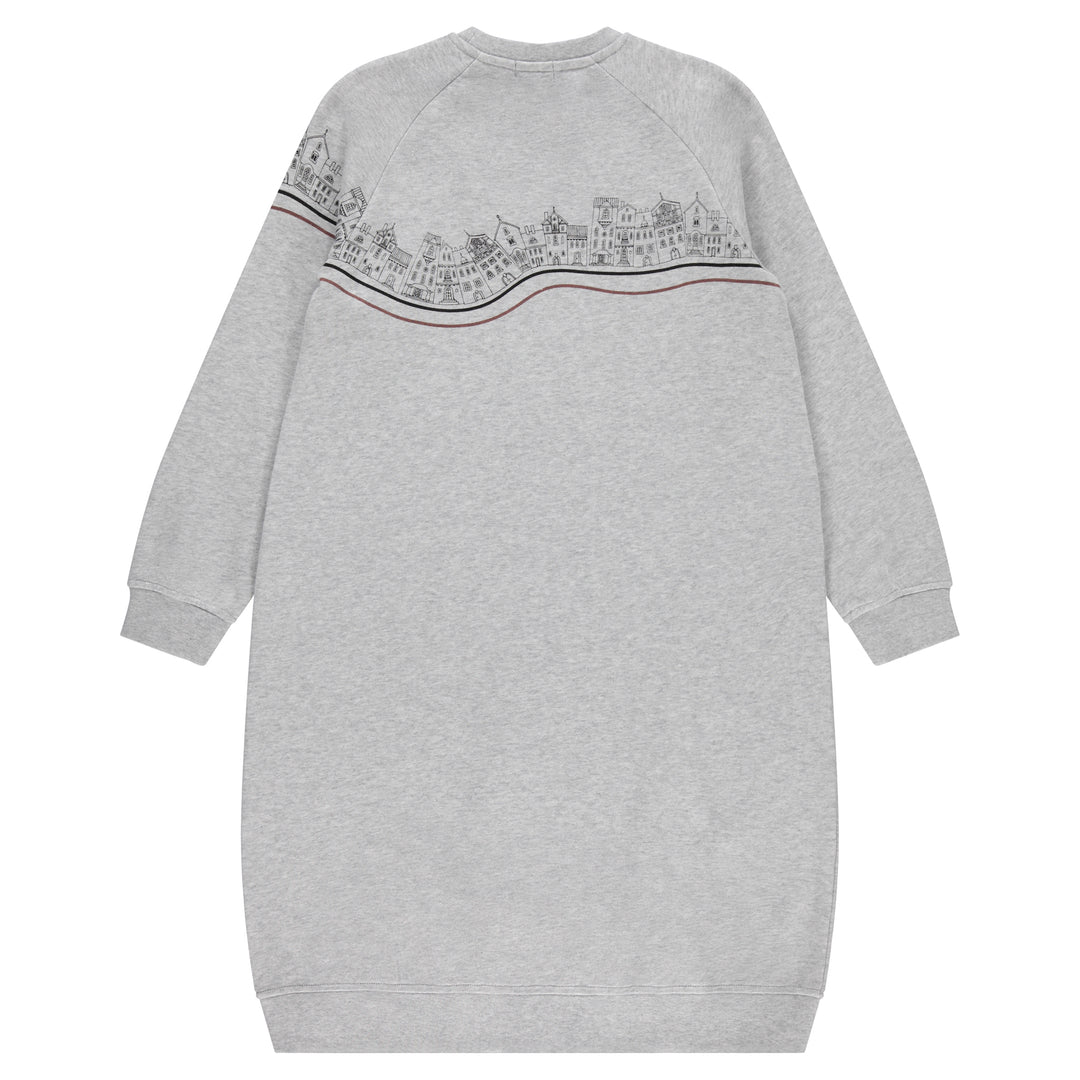 dress graphic sweat - grey