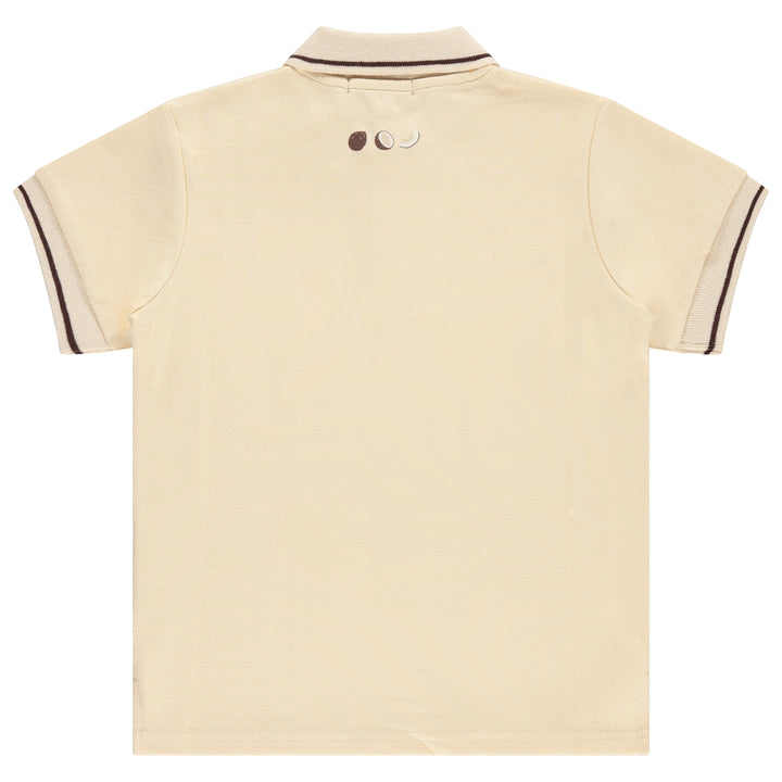 polo s/s coconut denim - yellow sand