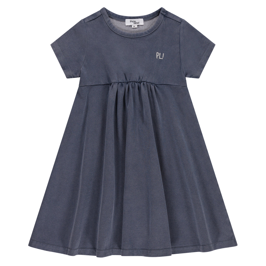dress s/s mineral wash - midnight wash