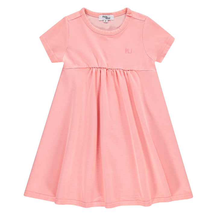 dress s/s mineral wash - pink wash