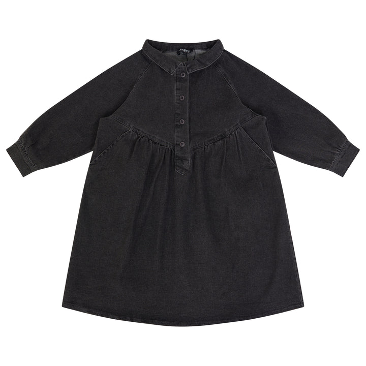 dress denim shirt - smoke denim