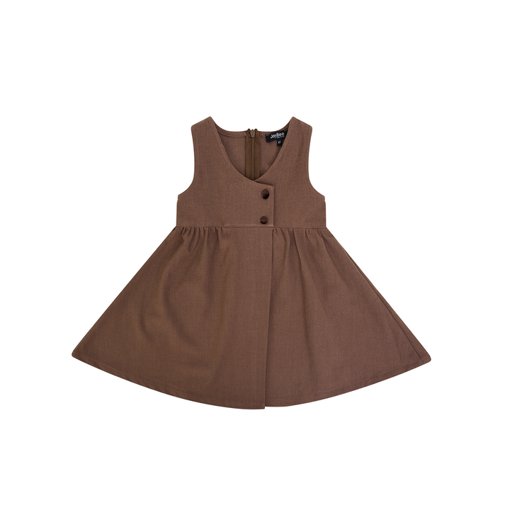 dress wrap jumper - toffee