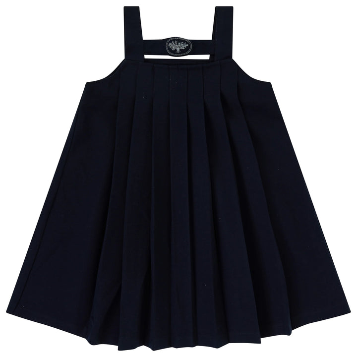 dress pleated jumper - dark navy