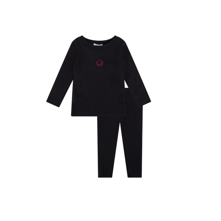 pajamas emblem patch - black/red