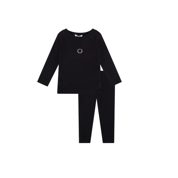 pajamas emblem patch - black/white