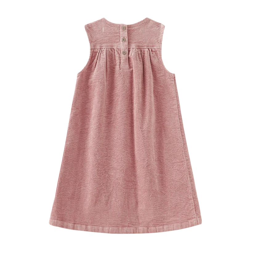 dress corduroy high waisted jumper - pink