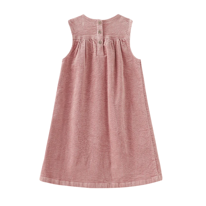 dress corduroy high waisted jumper - pink
