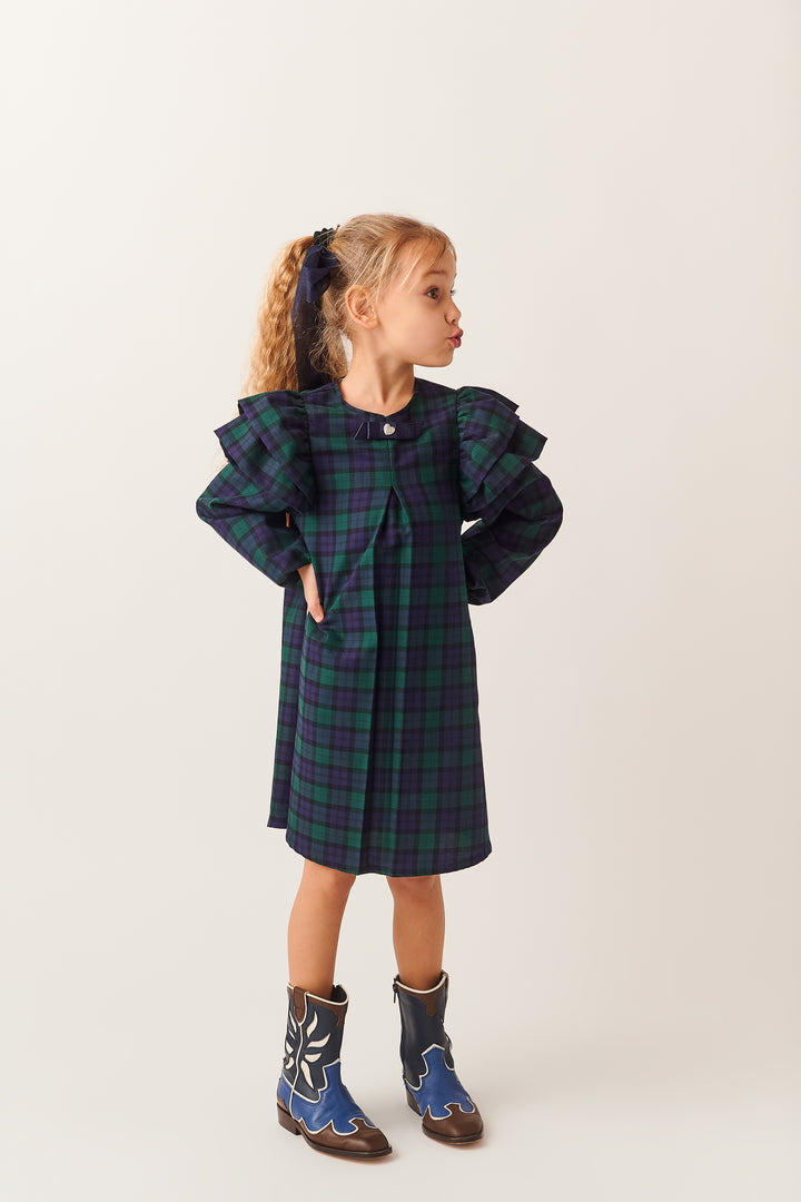 dress plaid ruffle pads - plaids