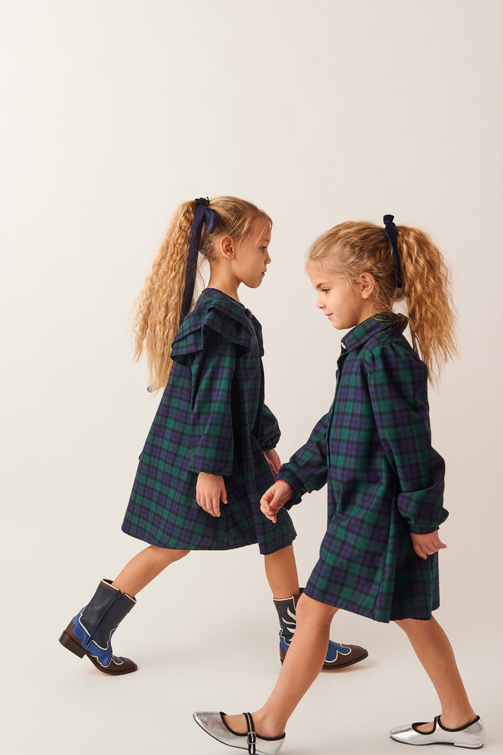 dress plaid ruffle pads - plaids