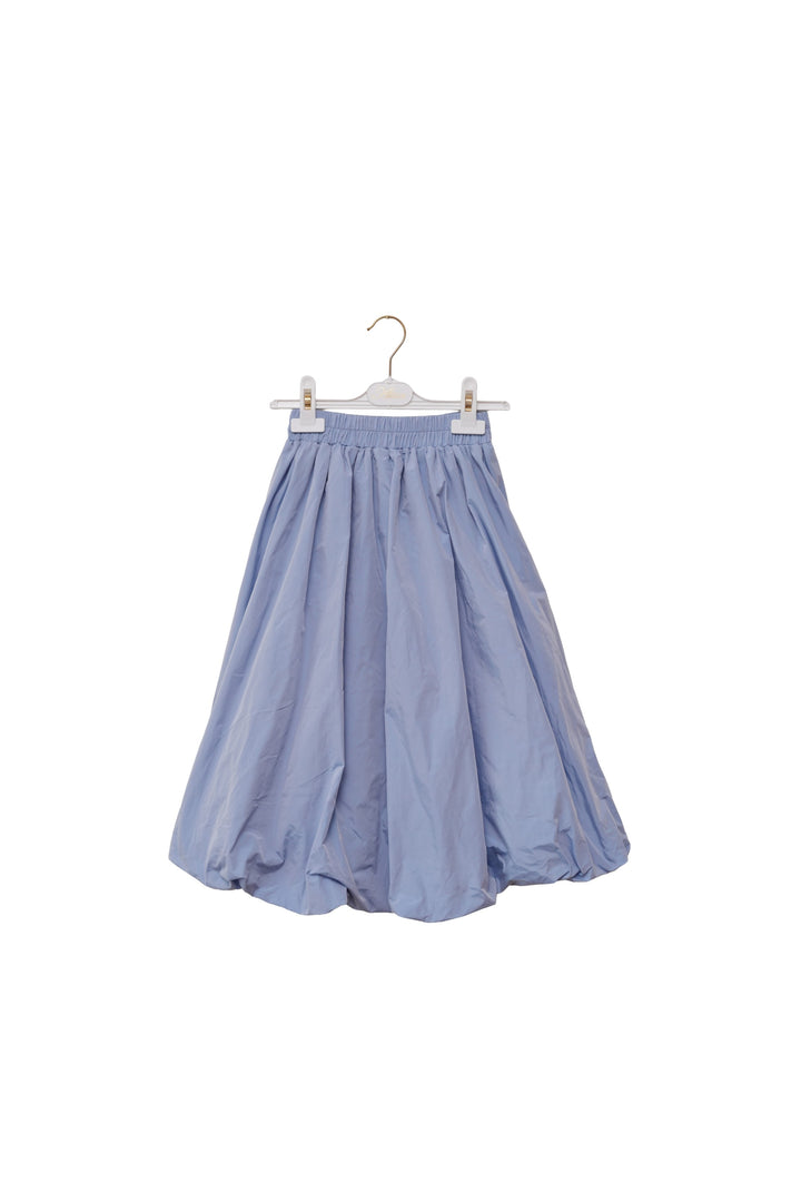 skirt tafetta bubble hem - light blue