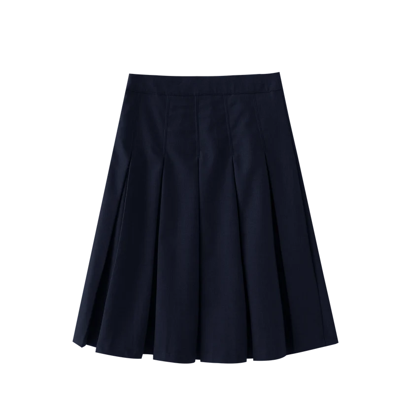 skirt classic pleated - navy