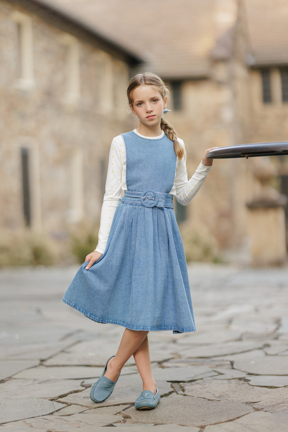 denim dresses for teens JUNIOR ROME STRAPLESS DENIM DRESS Midwash / LG