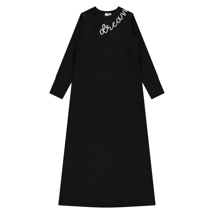 nightgown dreamer - black