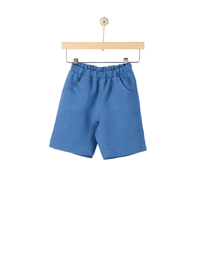 shorts linen - aegea blue