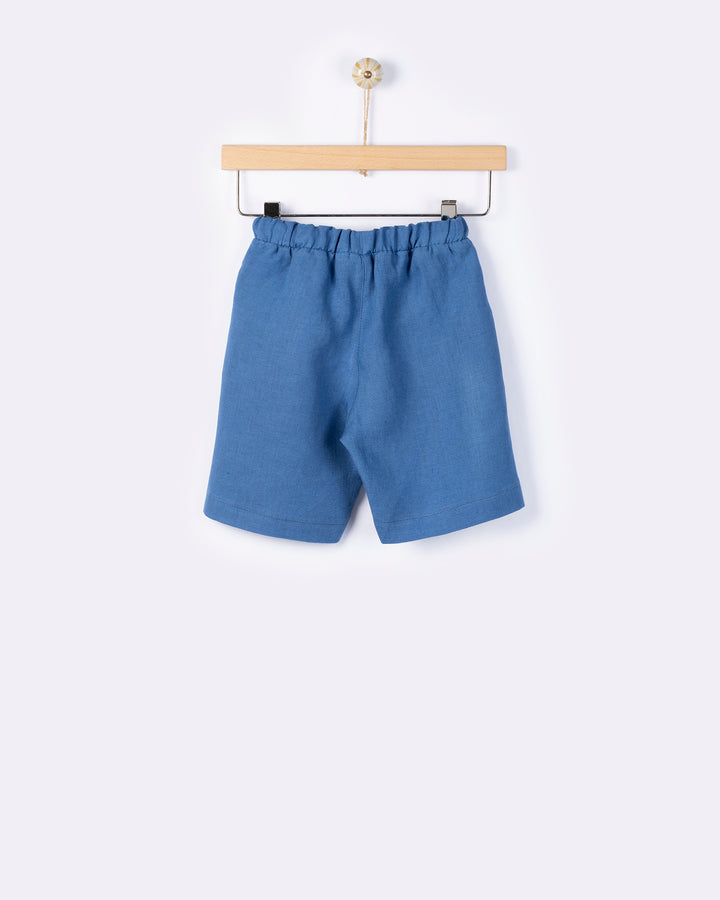 shorts linen - aegea blue