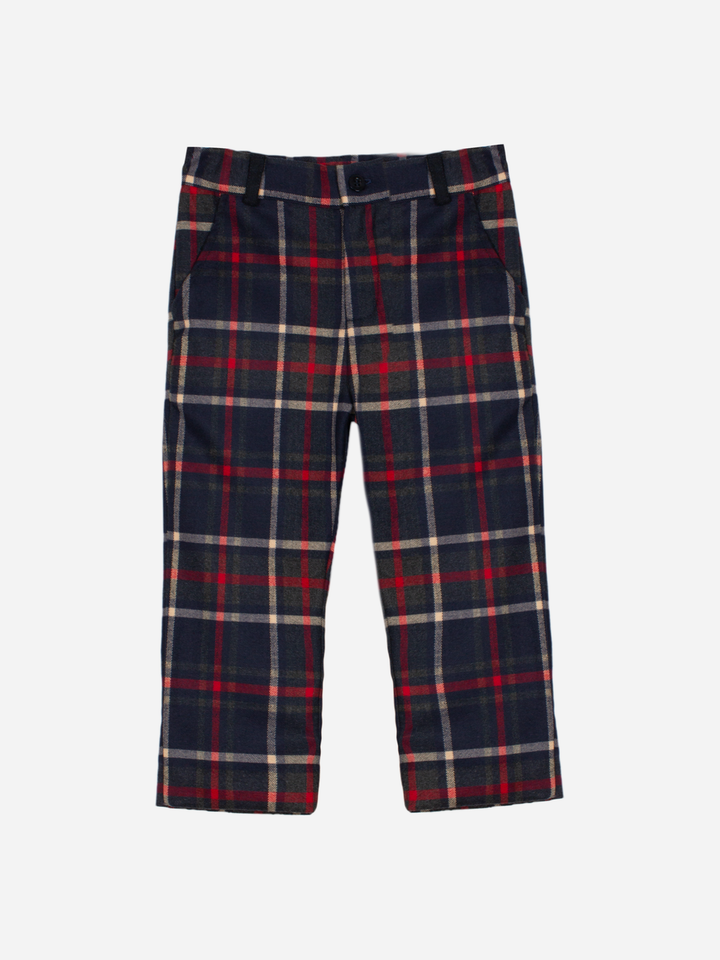 pants woven plaid - balmoral tartn-z0133