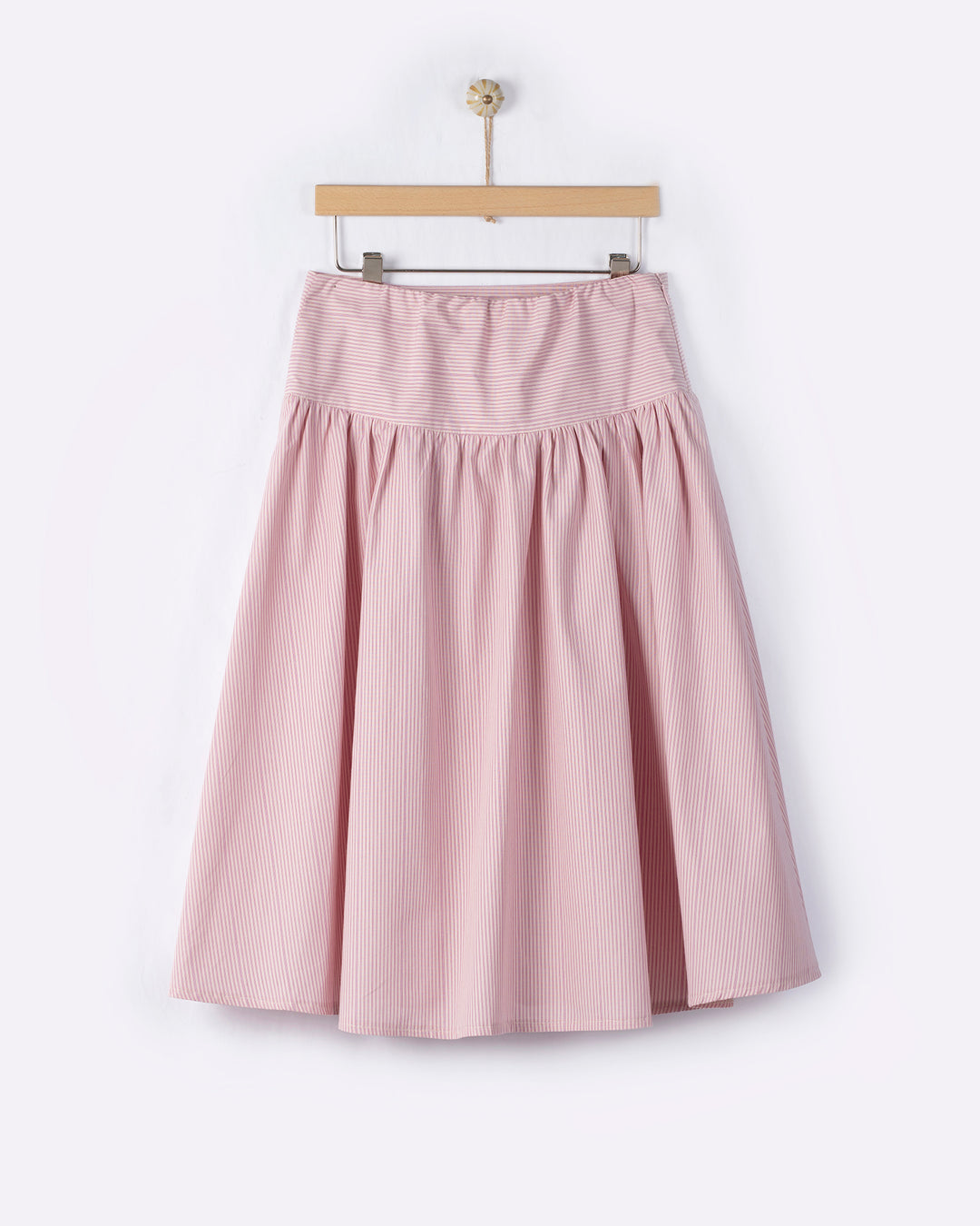 skirt double striped - chateau rose