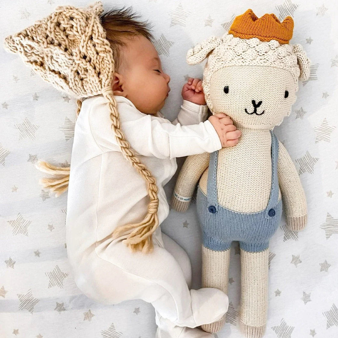 sheet cotton crib/toddler drawn star - tan