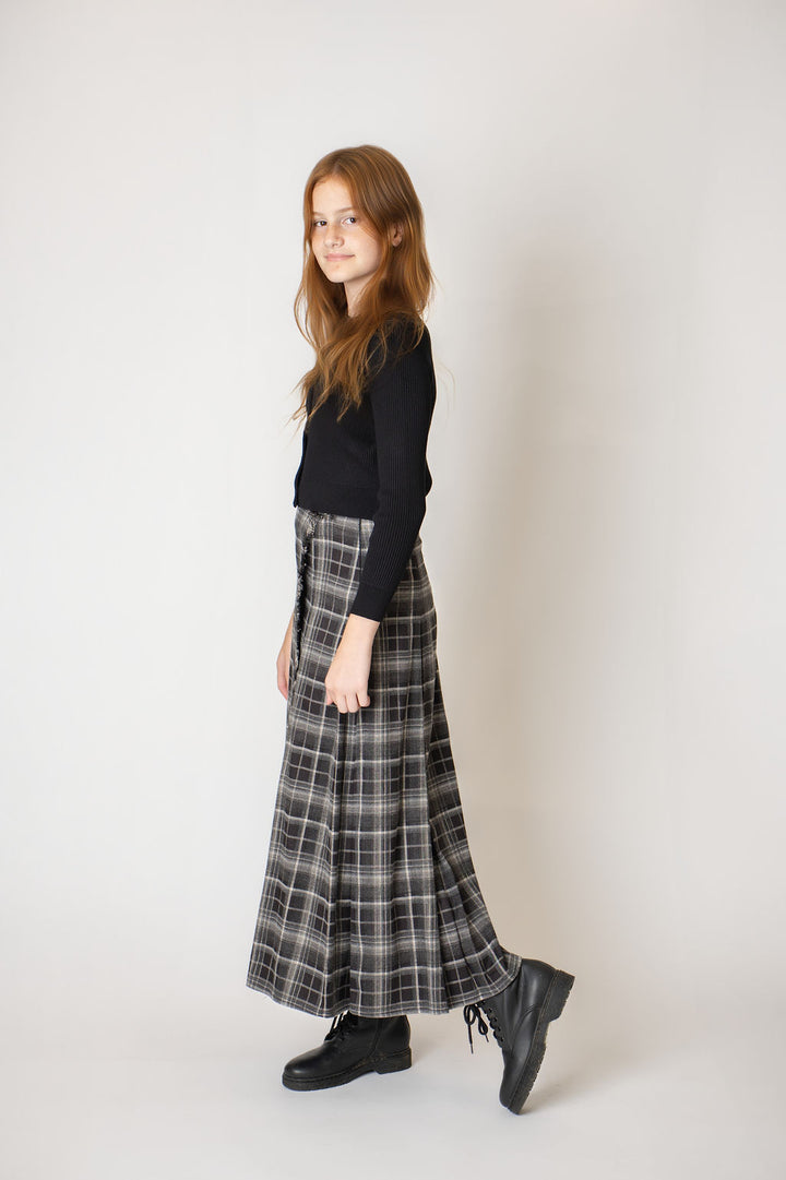 skirt plaid wrap - plaid
