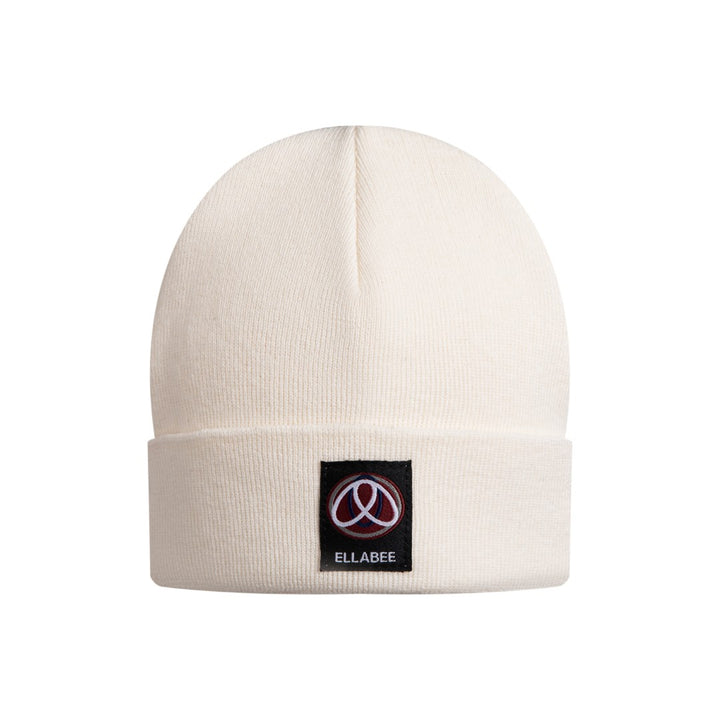 hat cuffed logo - ivory