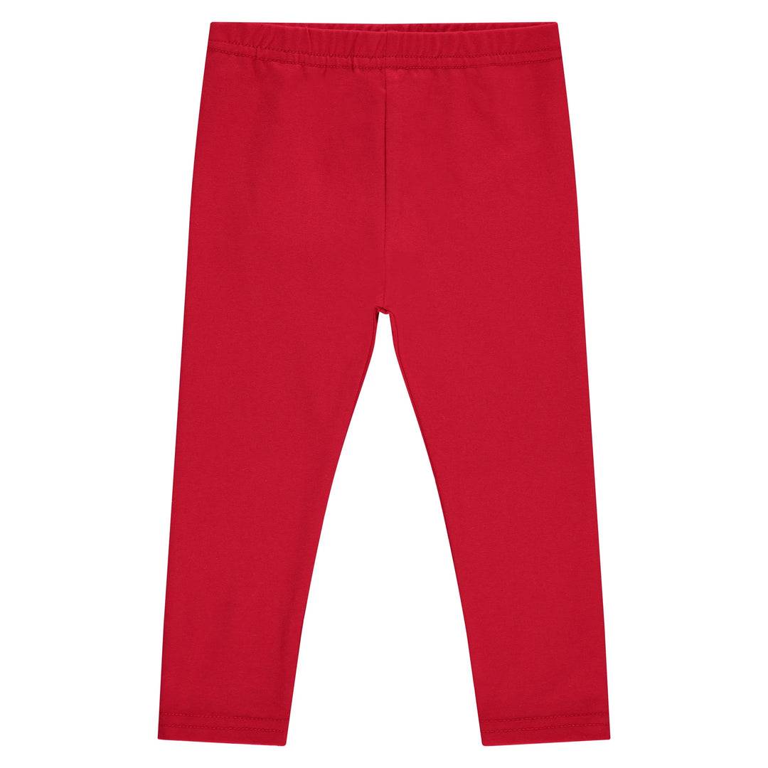 leggings cotton long - red