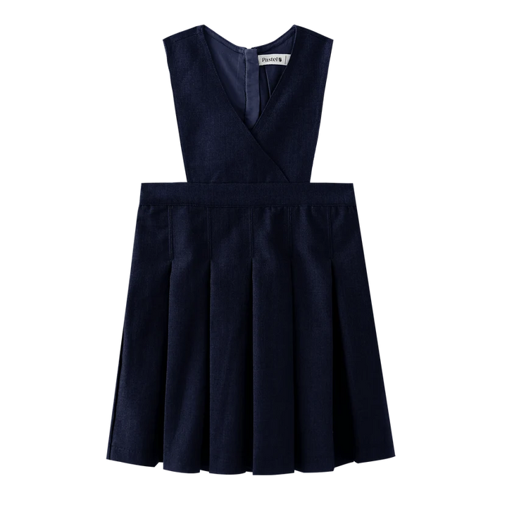 dress v neck jumper - navy