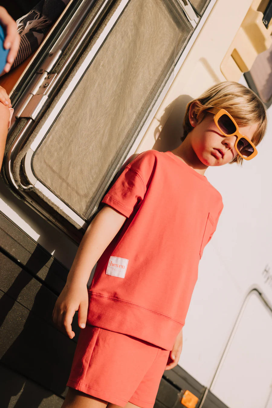 tee s/s pocket - orange
