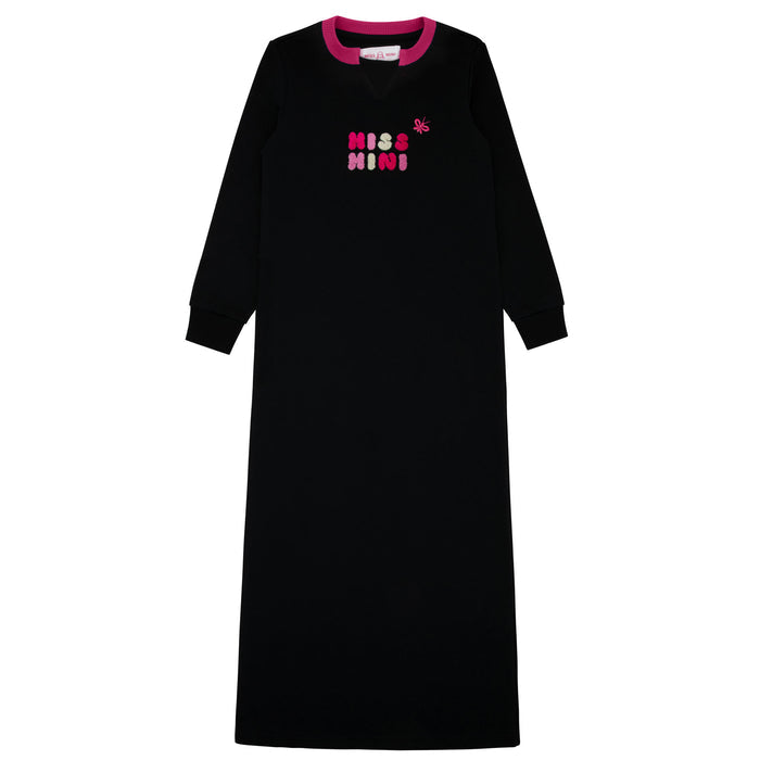 nightgown branded balloon - black/pink