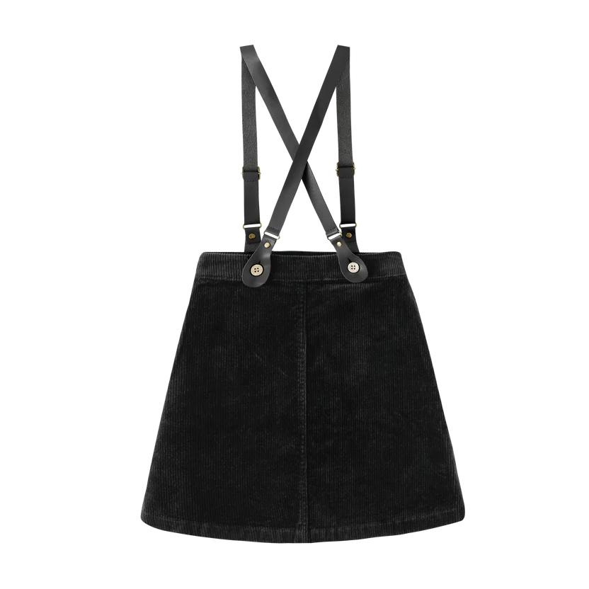 skirt suspender - black