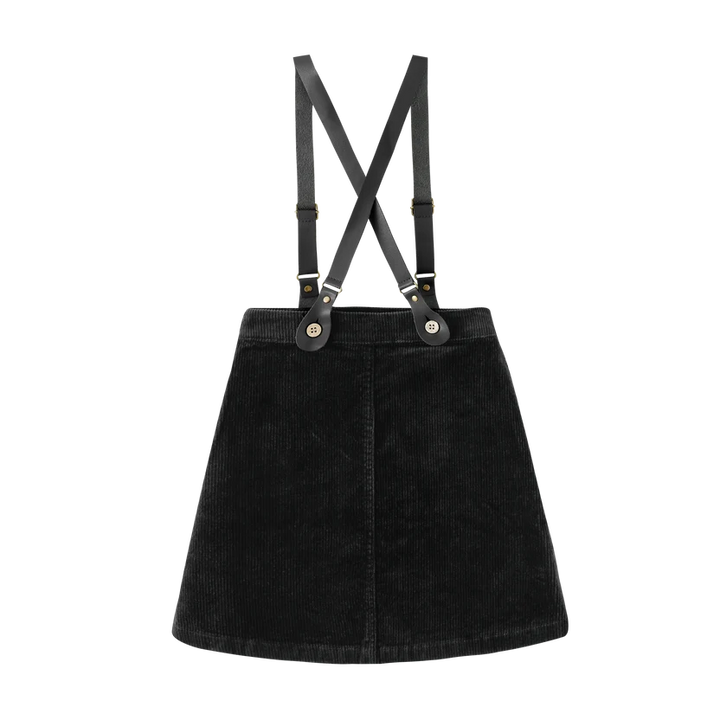 skirt suspender - black