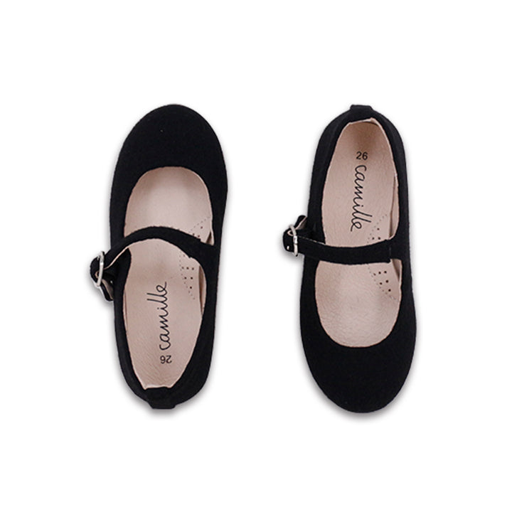 shoes mary jane piper - black wool