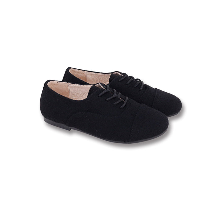 shoes waverley oxford wool - black