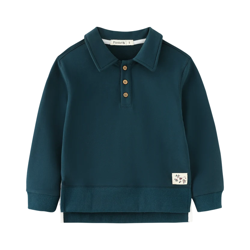 polo l/s classic - teal