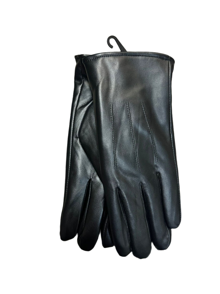 gloves mens vinyl - black