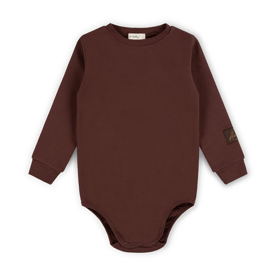 onesie off duty sweatshirt - berry denim