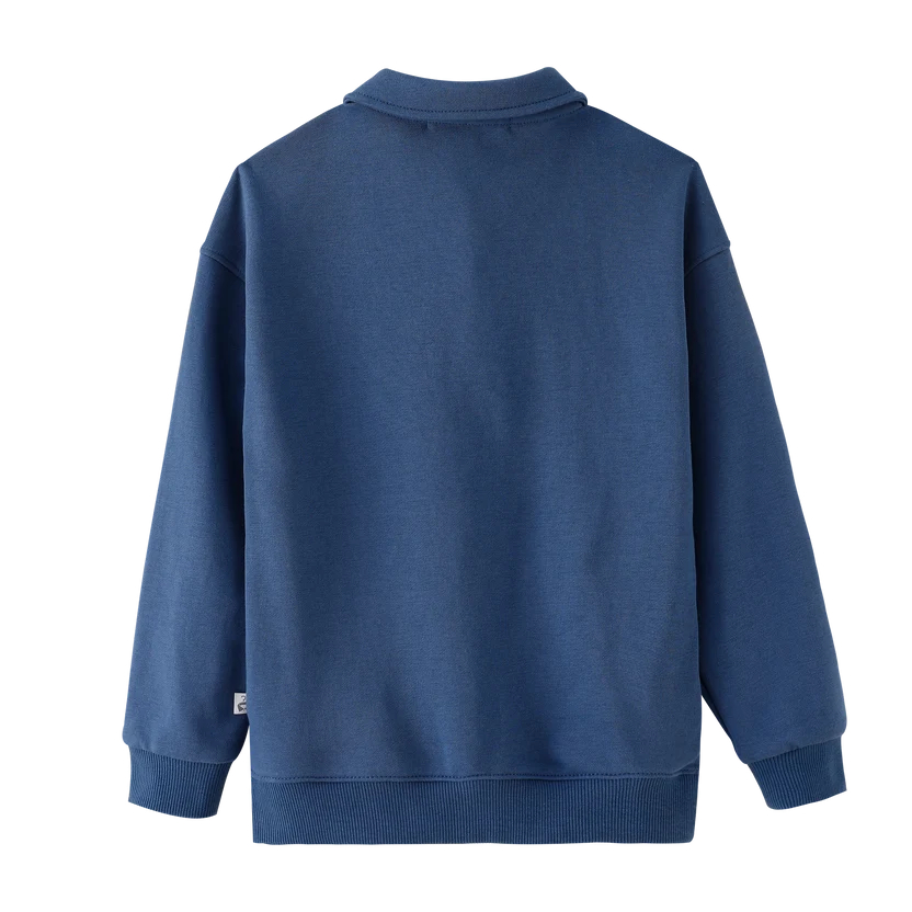 polo l/s sail boat icon - blue
