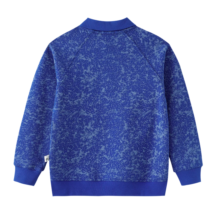 polo l/s washed - royal blue