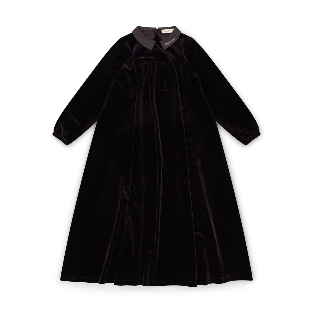 maxi dress loungewear - eggplant