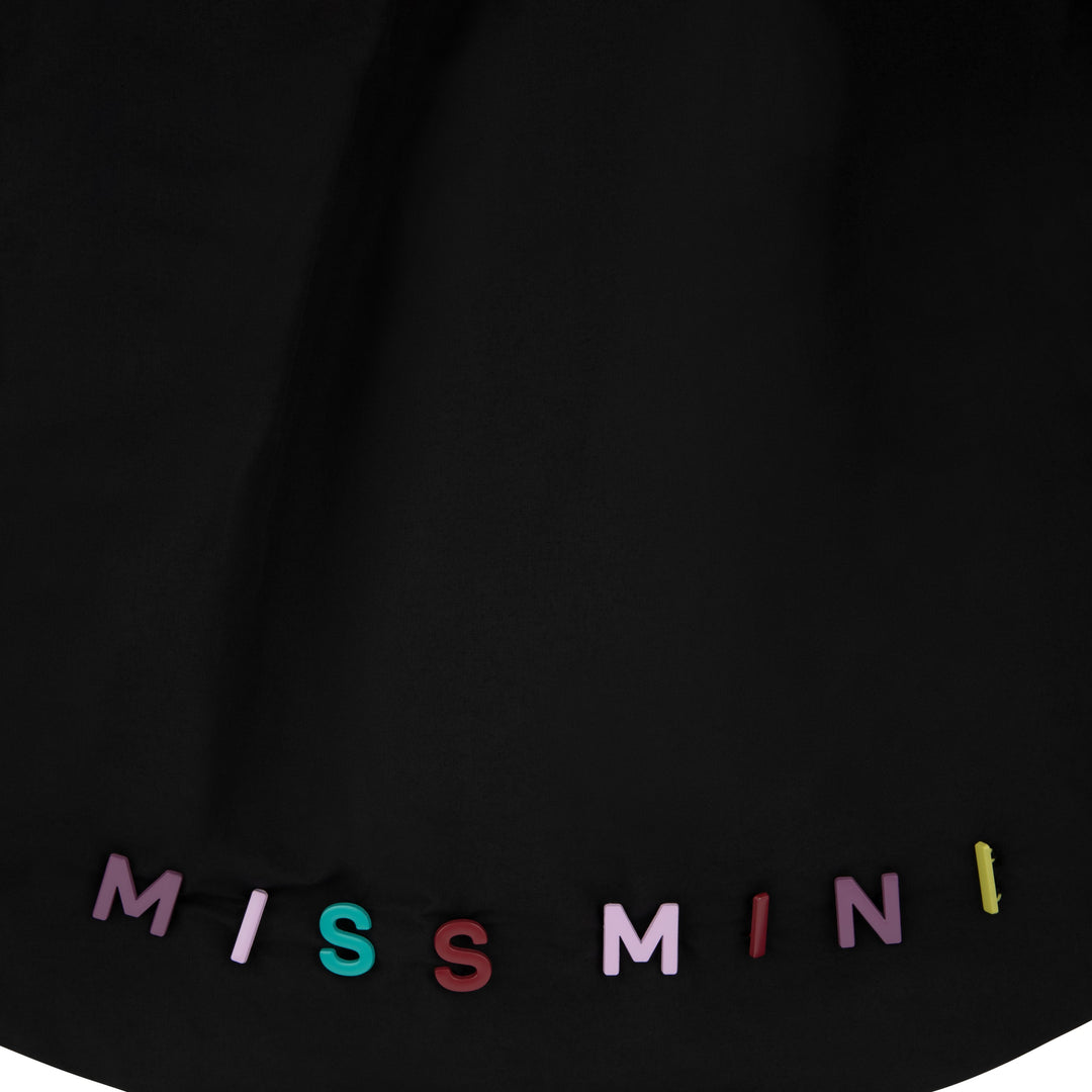 jacket piped zipper logo on back with hood - black