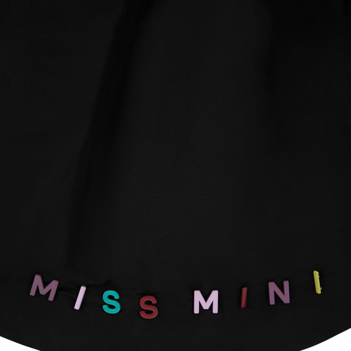 jacket piped zipper logo on back with hood - black