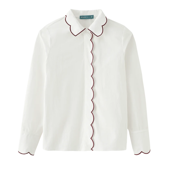 shirt l/s classic - burgundy