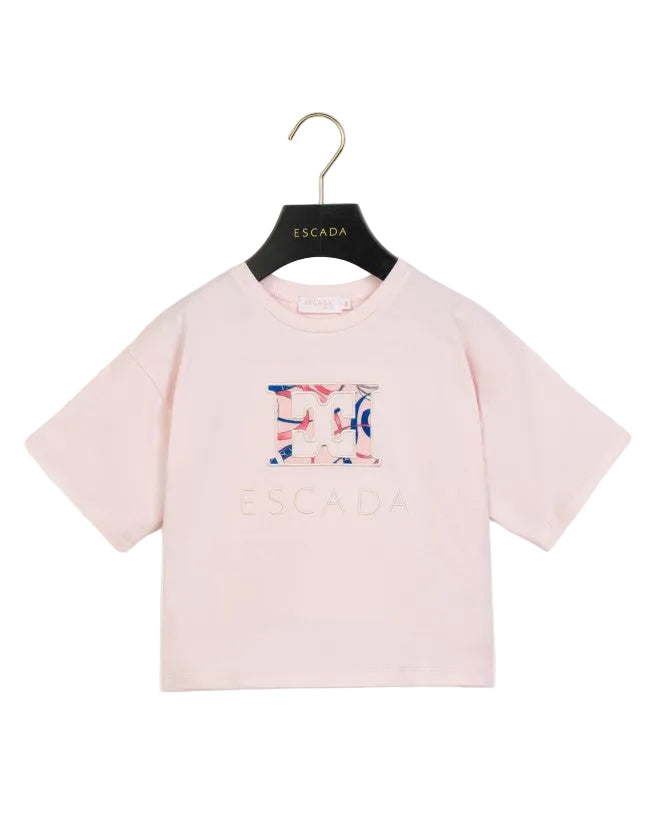 tee s/s design logo - mauve morn-816