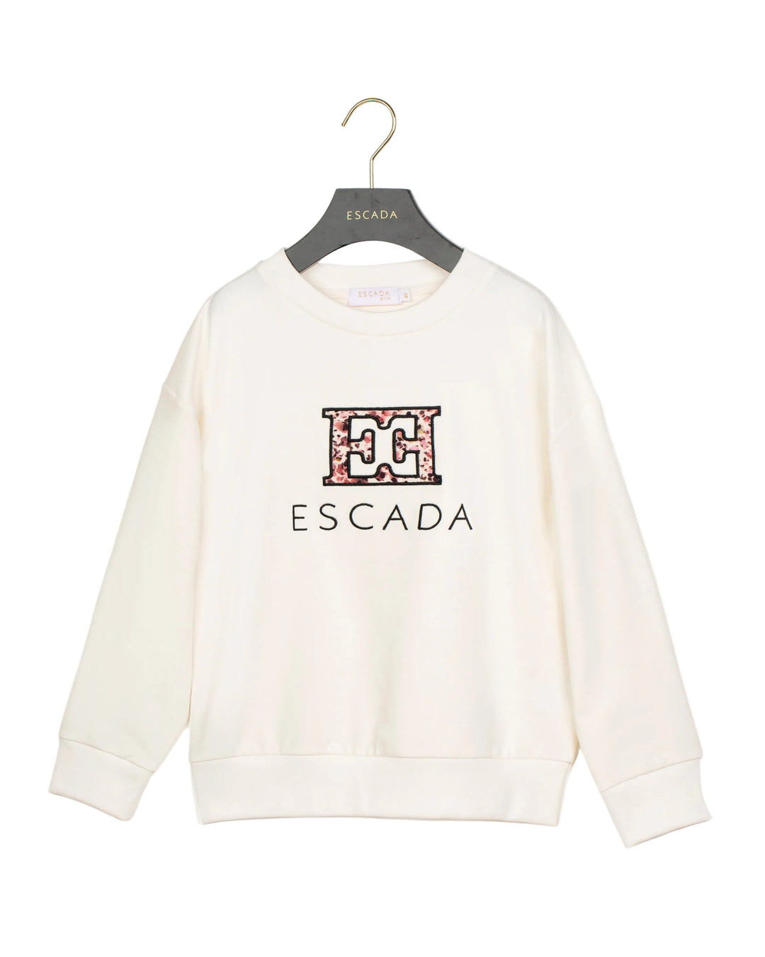 top l/s design logo sweatshirt - lambs wool-302