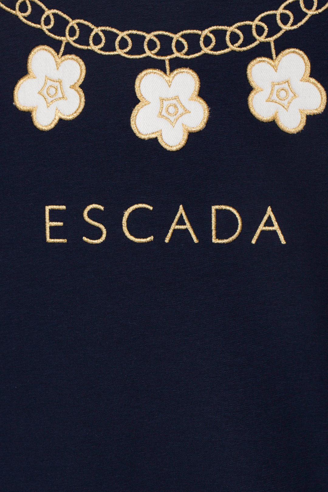 top l/s charm necklace logo sweatshirt - navy blazer-776