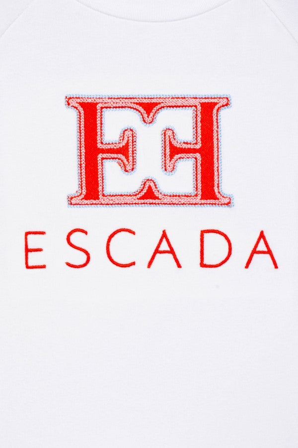 tee s/s embroidered logo - white-100